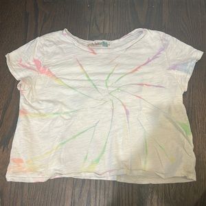 vintage havana cropped kids mini t shirt